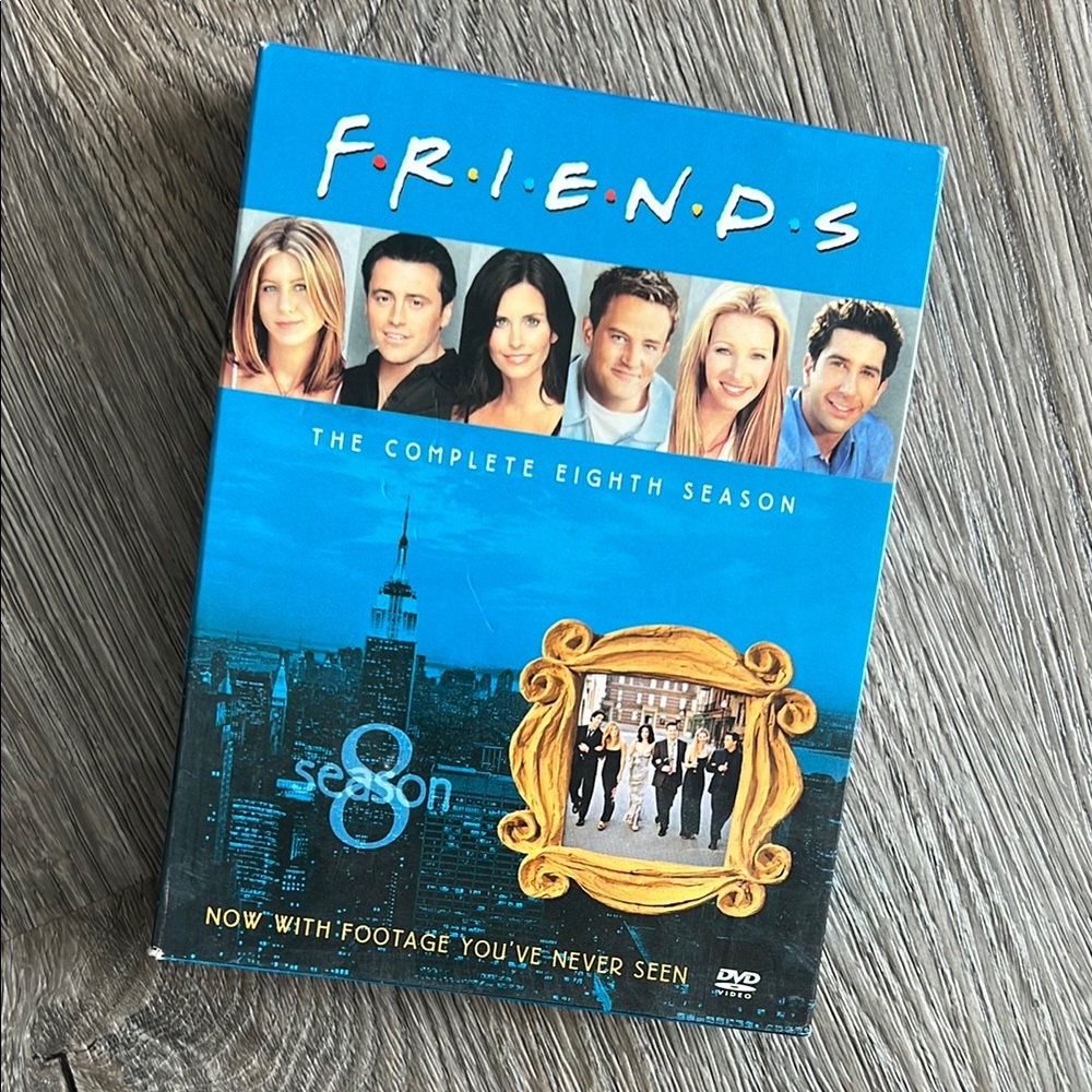 VINTAGE Friends the complete 8th season 4 DVD set 2004 Y2K collection